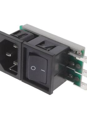 6422.0053.12 连接器 《 PWR ENT MOD RCPT IEC320-C14 PNL    》