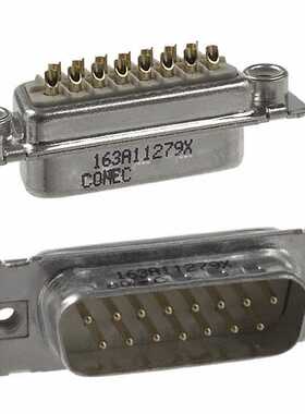 163A11279X 连接器 《 CONN D-SUB PLUG 15P SLDR CUP    》