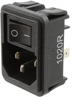 1-1609112-1 连接器 《 PWR ENT MOD RCPT IEC320-C14 PNL    》