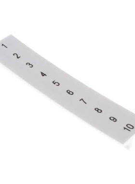 1050020:0001 连接器 《 ZACK STRIP 10-SECTION WHITE    》