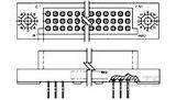 531134-1 连接器 《 CONN RCPT 90POS 0.1 GOLD PCB    》