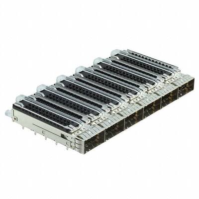 2-2170708-6 连接器 《 CONN ZQSFP+ CAGE 1X6 W/HSINK R/A    》
