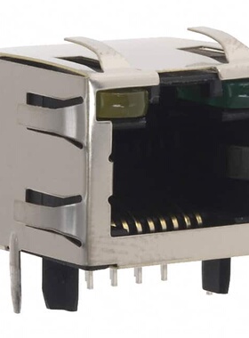 1-406507-1 连接器 《 CONN MOD JACK 8P8C R/A SHIELDED    》