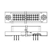 531134-4 连接器 《 CONN RCPT 150POS 0.1 GOLD PCB    》