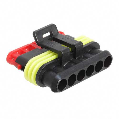 282090-1 连接器 《 CONN PLUG HSG 6POS 6.00MM    》