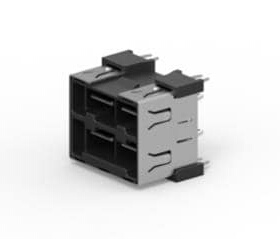 2173211-2 连接器 《 ELCON MINI 4P VERT HEADER,SHIELD    》