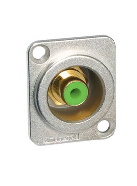 ACJD-GRN 连接器 《 CONN RCA JACK CHASIS MOUNT GREEN    》