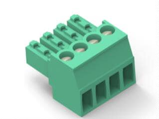 284506-4 连接器 《 TERM BLOCK PLUG 4POS STR 3.5MM    》