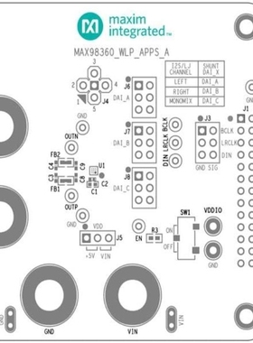 MAX98360CENL+ MAX9867ETJ+ MAX98373EFF+T