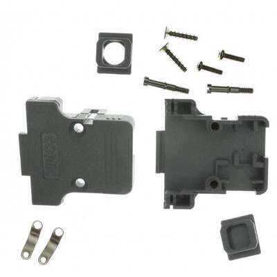 165X11879XE 连接器 《 CONN BACKSHELL 15P 90/180DEG GRY    》