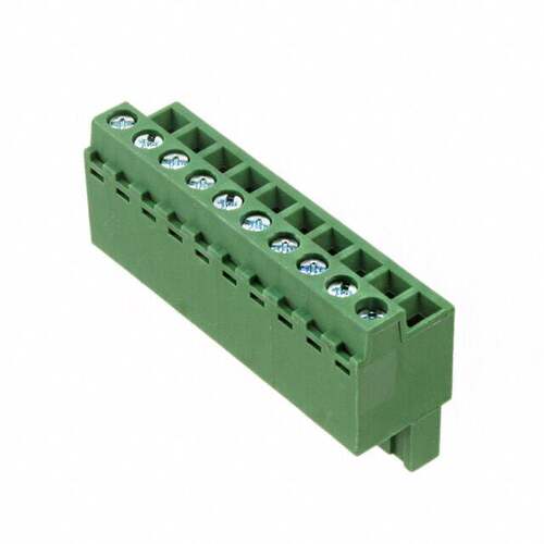 1-1986484-0 连接器 《 TERM BLOCK PLUG 10POS STR 5.08MM    》