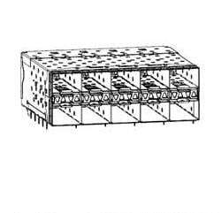 76047-5001  《 STACKED SFP+ 2X5 CONN ASSY W/ TI    》