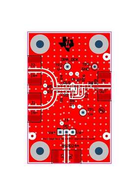 OPA838DCKEVM 开发板 《 EVAL BOARD FOR OPA838    》