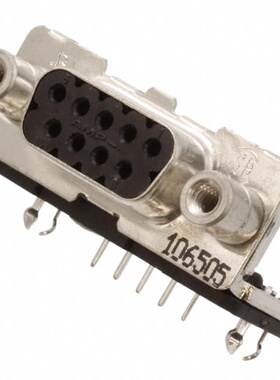 3-106505-2 连接器 《 CONN D-SUB RCPT 9POS R/A SOLDER    》