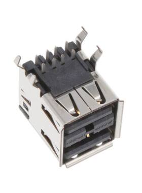 5787617-5 连接器 《 CONN RCPT USB2.0 TYPEA STACK R/A    》