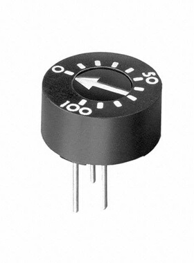 93PR200KLF 电位计 《 TRIMMER 200K OHM 1W PC PIN TOP    》