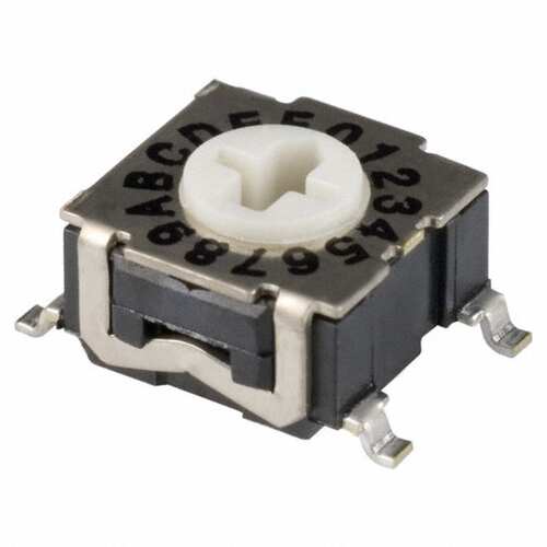 RTE1600G44 开关 《 SWITCH ROTARY DIP HEX 100MA 30V    》