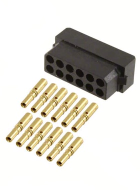 M80-8441245 连接器 《 CONN RCPT 12POS CRIMP 24-28AWG    》