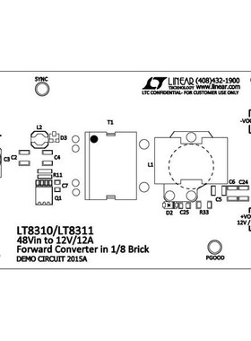 DC2015A 开发板 《 LT8310EFE/LT8311EFE ISOLATED DEM    》
