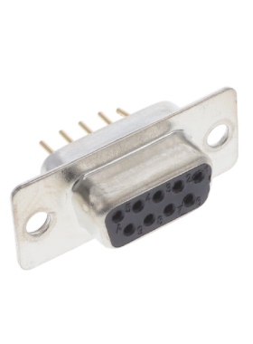 DE09-ST-1-MC 连接器 《 D-SUB STRAIGHT PCB 9 WAY SOCKET    》