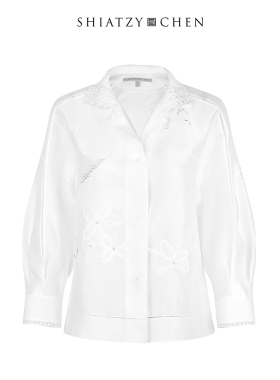 SHIATZY CHEN/夏姿·陈中国风棉质混纺刺绣外套116016