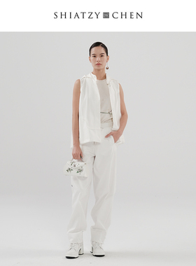 SHIATZY CHEN/夏姿·陈艳实系列休闲百搭外套连帽马甲146014