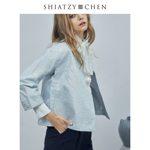 shiatzychen夏姿陈翻领外套