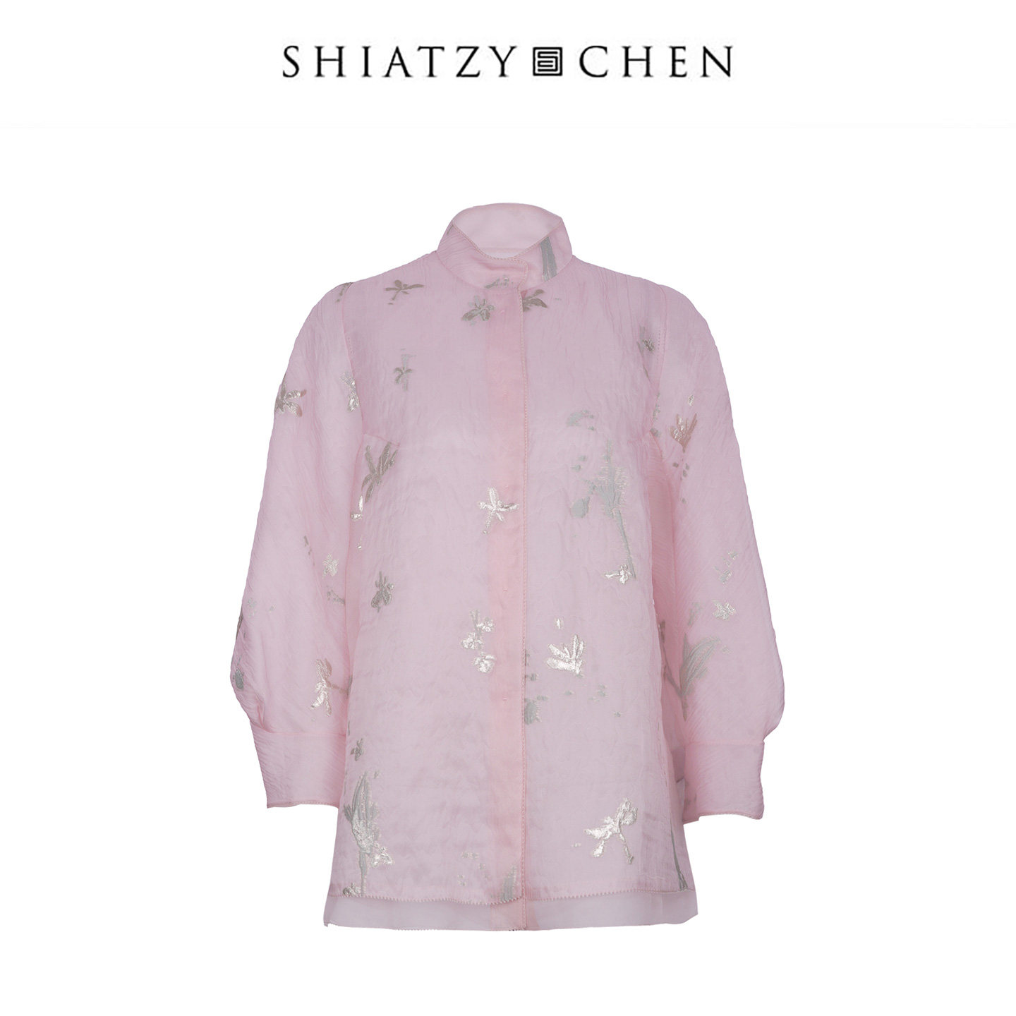 SHIATZY CHEN/夏姿·陈25春夏系列金属纱线提花外套157156