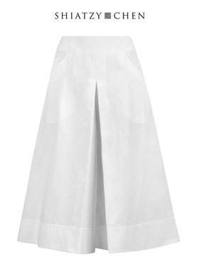 SHIATZY CHEN/夏姿·陈棉质混纺裙裤110793