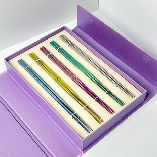 【何仙儿专属】SENTRUTH神厨  纯钛筷子五双礼盒装圆筷