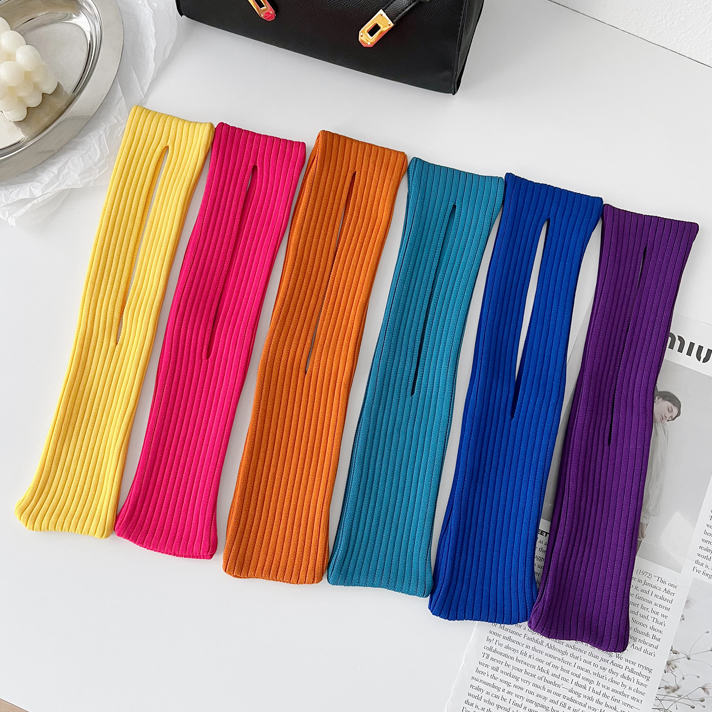 针织手机袋小众设计感苹果同款