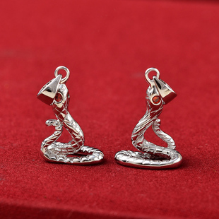 真安顺S925银饰十二生肖立体栩栩如生项链吊坠项坠配件男女款挂件