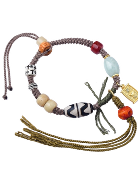 真安顺男女款棉线手工手链民族风