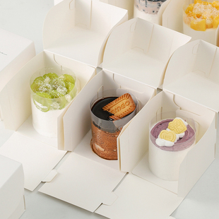 法甜蛋糕包装 盒 盒2寸3寸小蛋糕盒切件切块蛋糕打包盒烘焙甜品包装