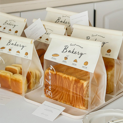 450g吐司面包包装袋烘焙自封食品