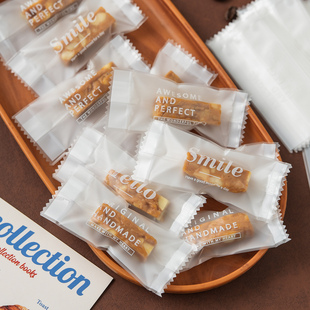 牛轧糖包装袋海盐太妃糖高级独立小机封糖果烘焙打包袋子新年2026