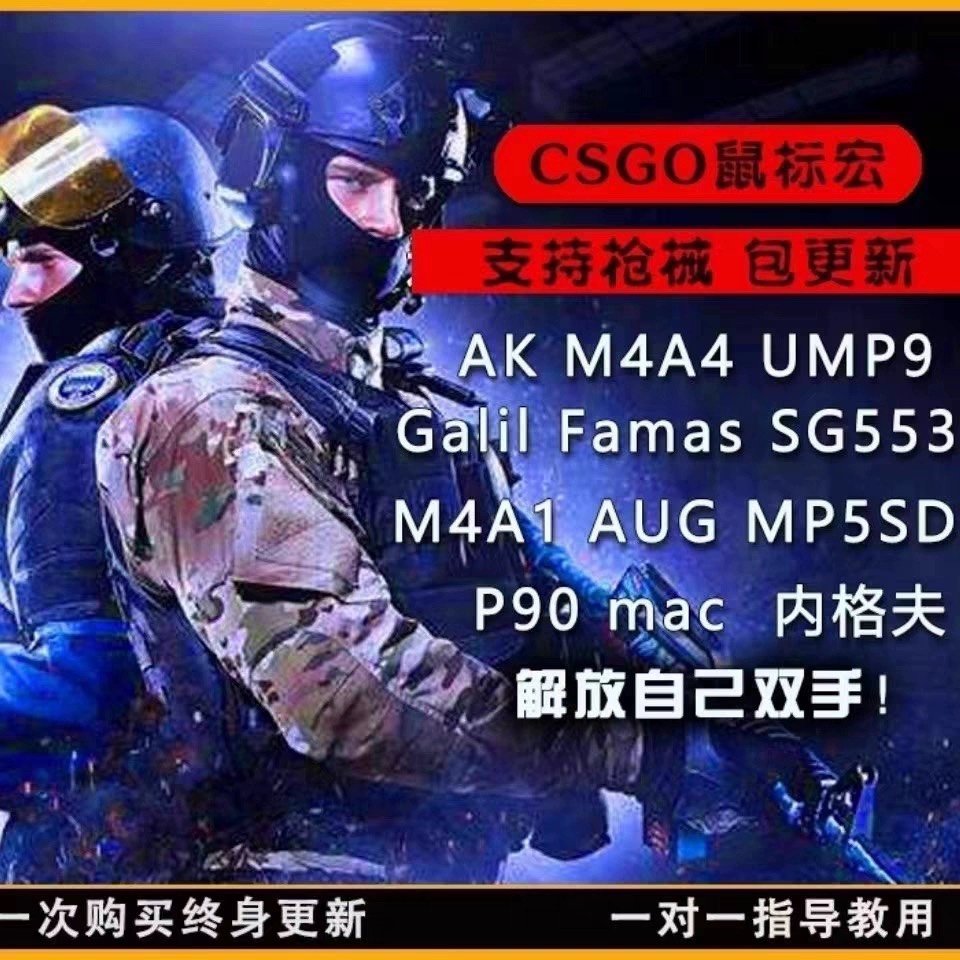 CS2罗G系列鼠标宏cs2宏G304GPWCSGO玩美G502cs急停cfg代码