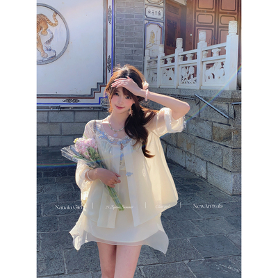 新中式外套连衣裙两件套