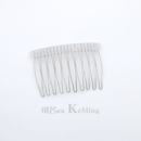 发梳新娘盘发刘海插梳手工DIY饰品配件简约头饰品金属发梳7齿10齿