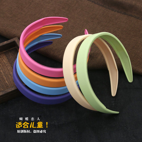 儿童可爱哑光磨砂带齿发箍