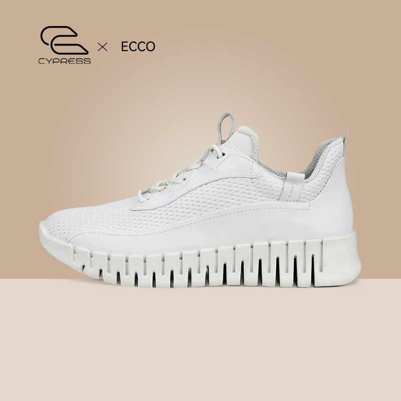 Ecco/爱步女鞋新款网面透气休闲运动厚底软底跑步鞋 灵动218223