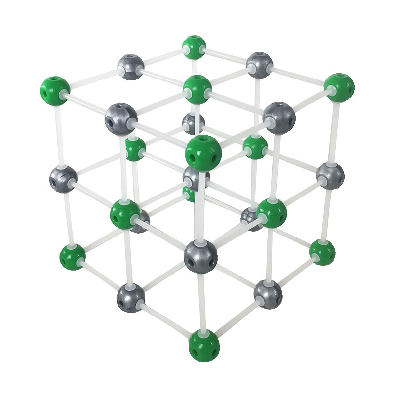 氯化钠晶体结构模型 nacl 空间构型点阵 高中无机化学教学仪器 教具