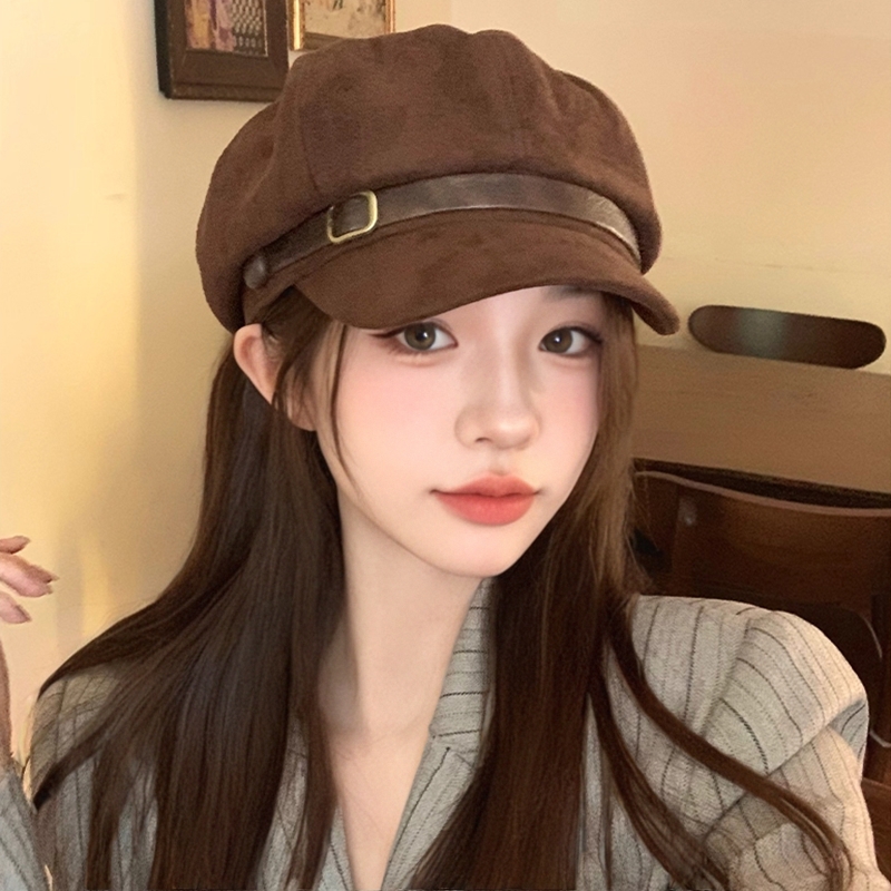 灵允八角帽出游休闲女冬网红同款