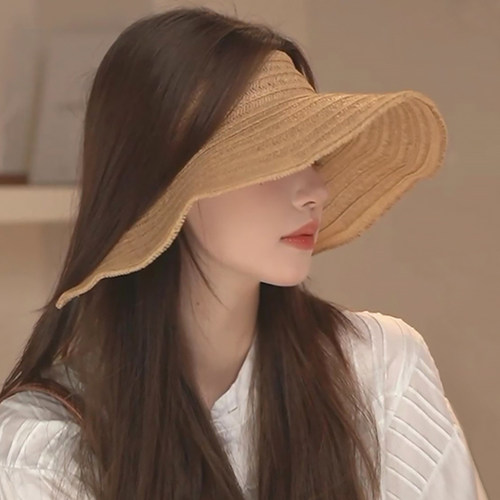 灵允草帽沙滩休闲女夏季网红同款