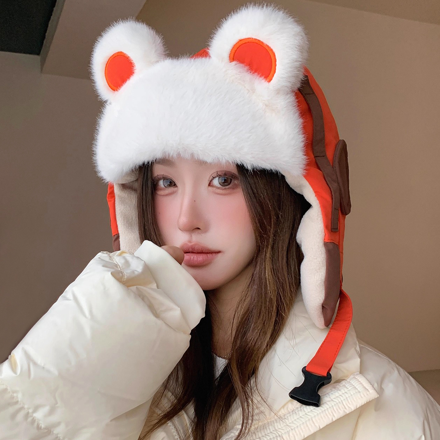 灵允雷锋帽出游可爱女冬网红同款