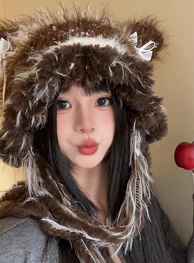 灵允雷锋帽出游可爱女秋网红同款
