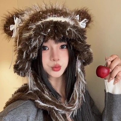 灵允雷锋帽出游可爱女秋网红同款