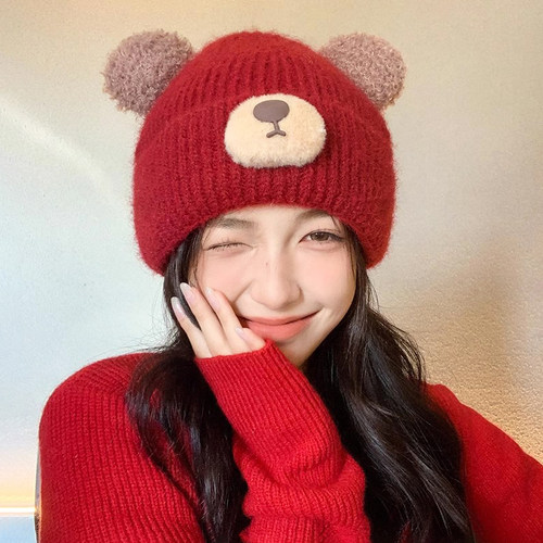灵允毛线帽出游可爱女冬网红同款