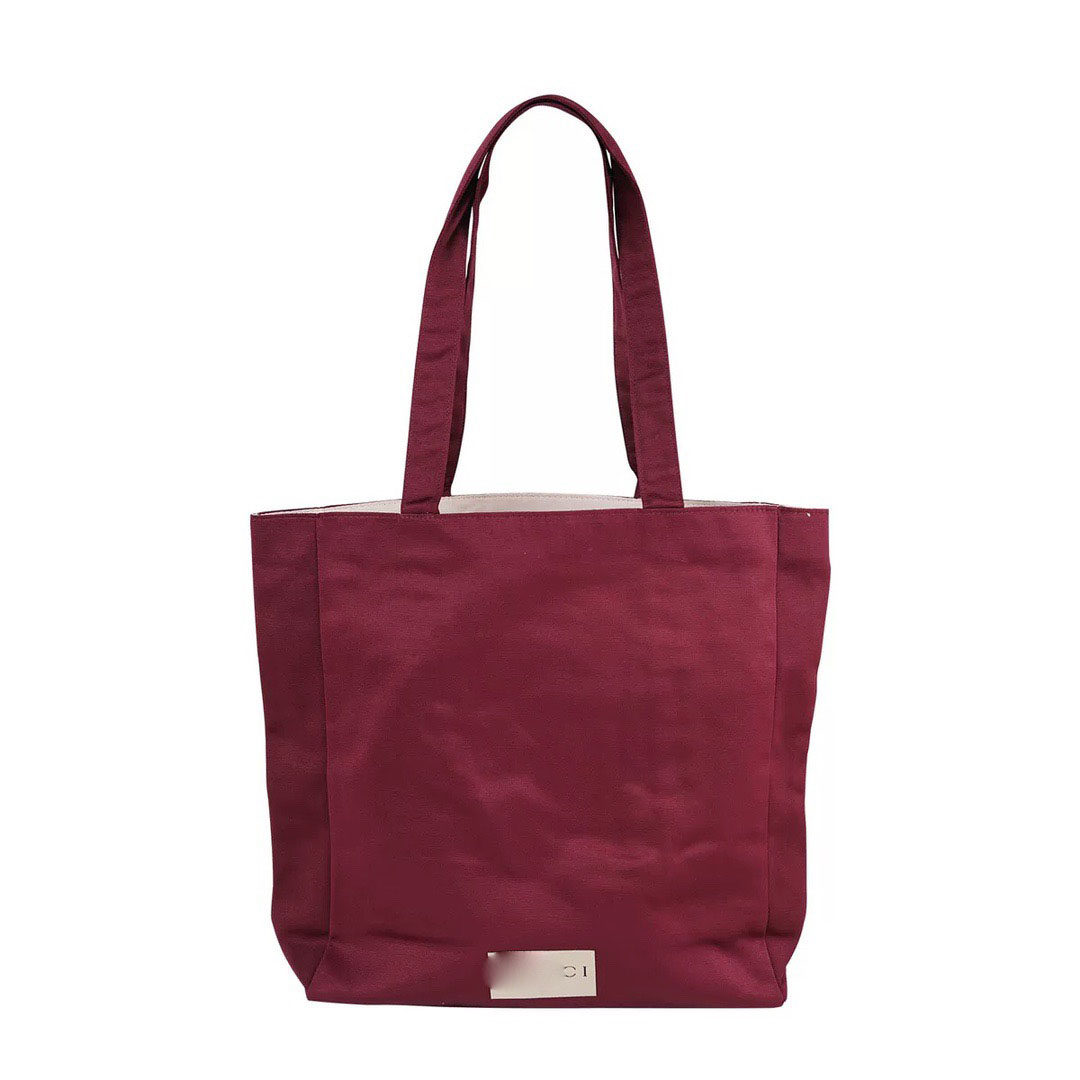 简约托特包女手提大托特圆饼贝壳包单肩包大容量轻便酒红色帆布包,收纳整理,化妆包,淘宝优惠券,粉丝福利购,淘宝优惠卷