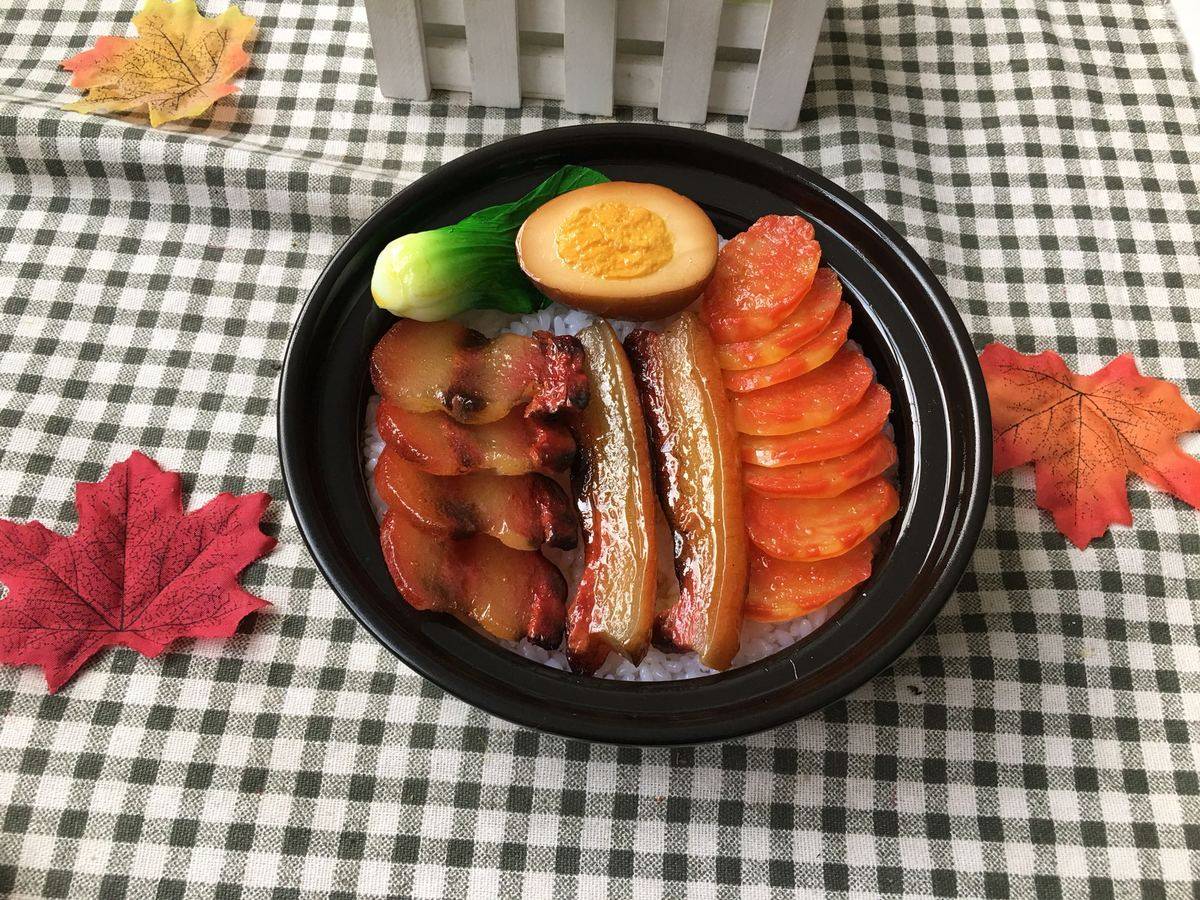 新品仿真食物模型仿真菜假样品包邮腊肉煲仔饭模厂家直销展示明档
